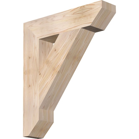 Ekena Millwork Traditional Slat Smooth Bracket, Douglas Fir, 5 1/2"W x 26"D x 30"H BKT06X26X30TRA06SDF